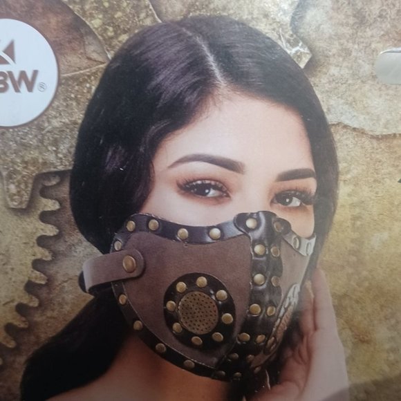 *NWT* KBW Adult Novelty Steampunk Face Mask - Picture 1 of 4